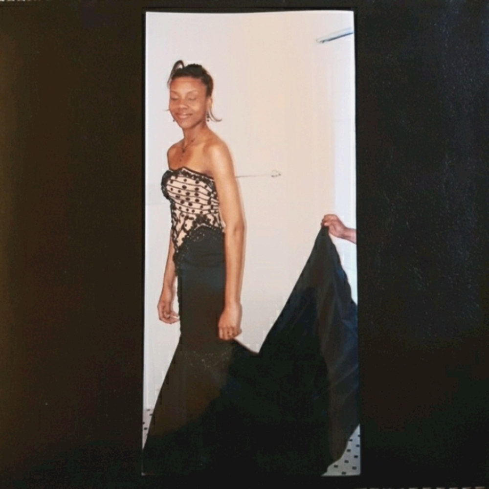 Sherry Hill Couture Bedazzled  Prom Dress - Picture 7 of 9